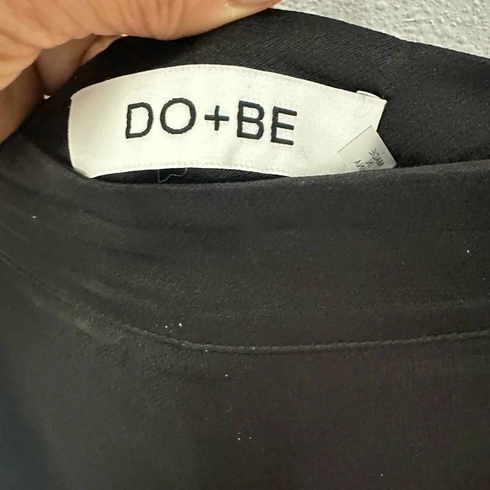 DO+BE Black Midi A-Line Skirt for Cocktail